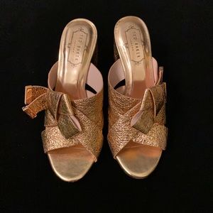 Rose Gold Ted Baker Sandals